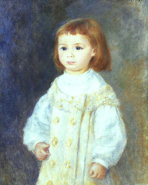 Child in White, Pierre Renoir